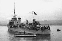 Destructor Almirante Antequera en Gijon en 1936