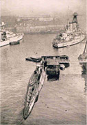 Submarino C-2 en Brest en 1937